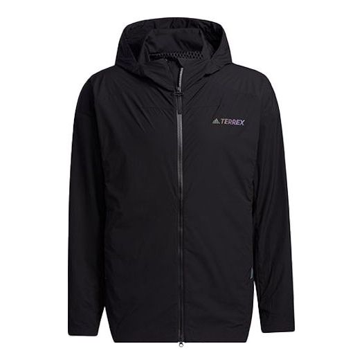 adidas Myshelter Windb Outdoor Sports Hooded Jacket Black GN7620