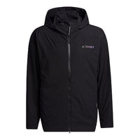 adidas Myshelter Windb Outdoor Sports Hooded Jacket Black GN7620