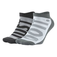 Nike Athleisure Casual Sports Socks Couple Style 2 Pairs Gray SX5771-942