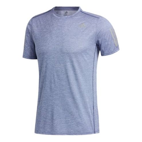 adidas Reflective Running Sports Short Sleeve Blue FM5806