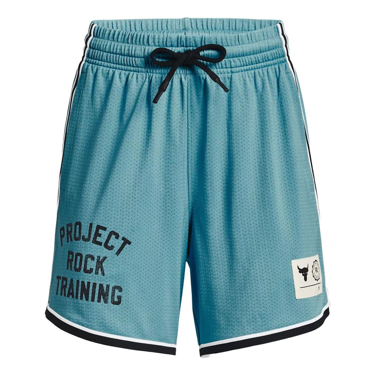 (WMNS) Under Armour Project Rock Penny Mesh Shorts 'Glacier Blue' 1377460-433
