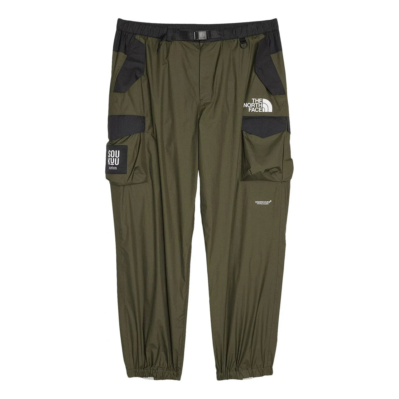 THE NORTH FACE x Undercover SOUKUU Hike Belted Utility Shell Pant 'Olive Green' NF0A87UD-R0U