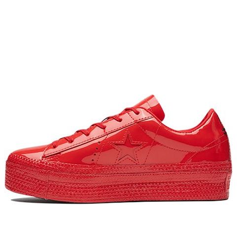 (WMNS) Converse One Star Platform Ox 'Cherry Red' 562606C