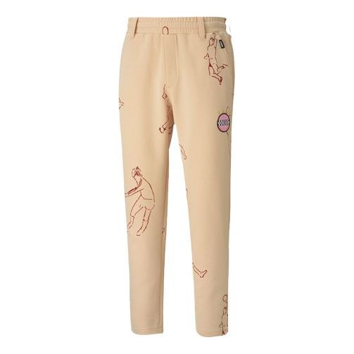 PUMA X KS TAILORED PANTS Knit Long Pants Peach 598437-12