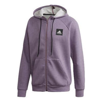 adidas Mhe Fz Sta Casual Sports Hooded Jacket Purple FI4046