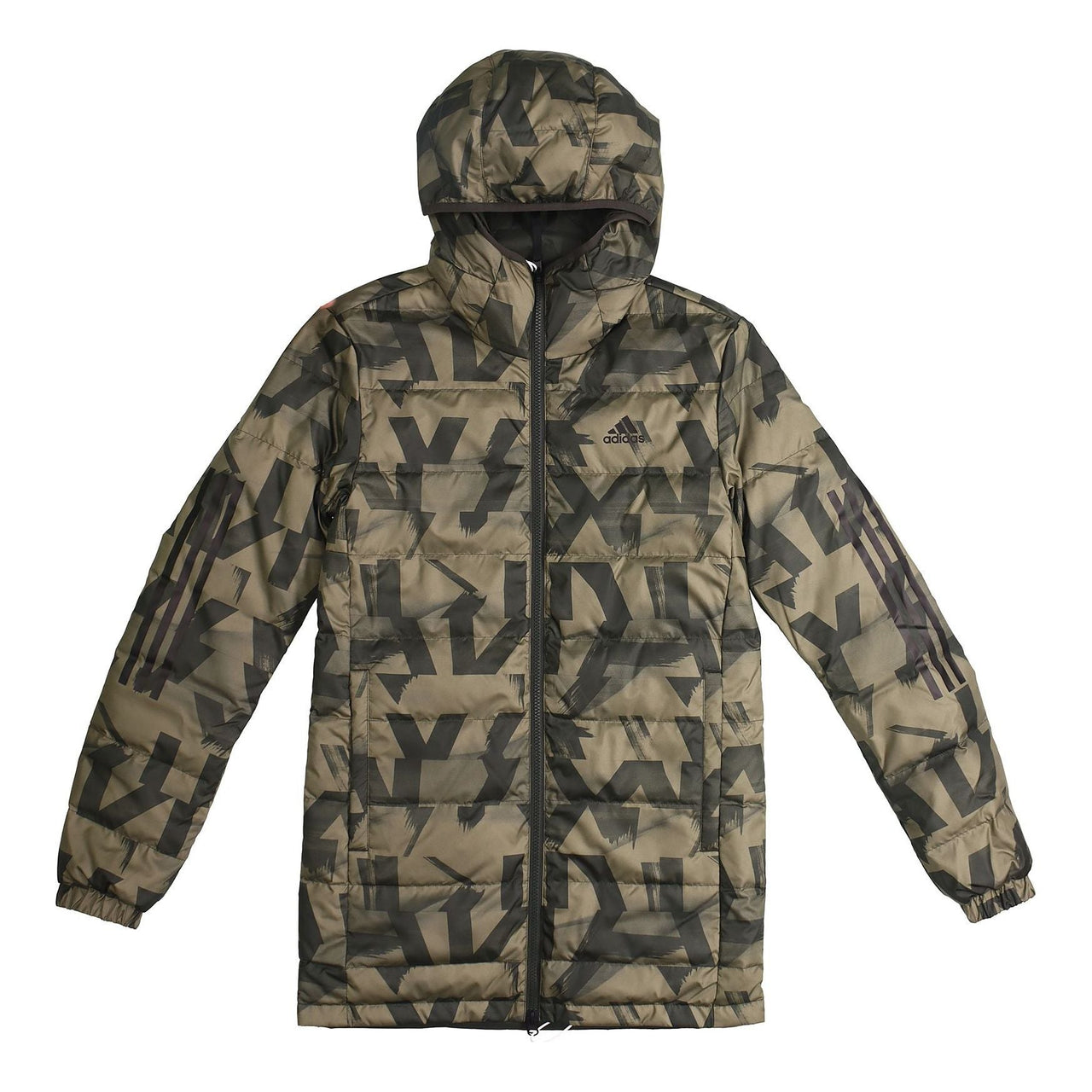 adidas Outdoor mid-length Down Jacket Brown FR6635