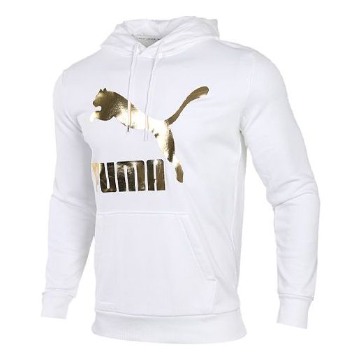 PUMA Hooded Knitting Loose Hooded Fleece White 595907-92