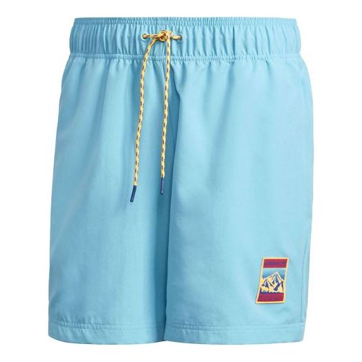 adidas originals Printing Causual Sports Ventilate Short Pant Male Blue GP1124