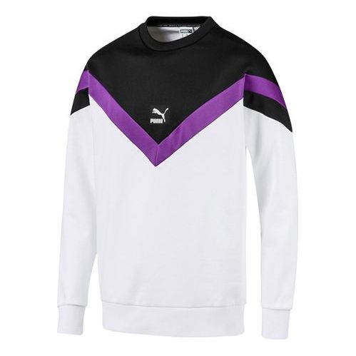 PUMA Alphabet Logo Colorblock Round Neck White 596013-52