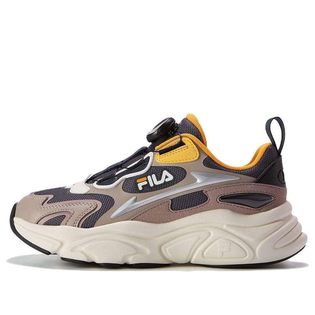 (GS) FILA Classic Running Shoes 'Brown Black' K15B241102FOF