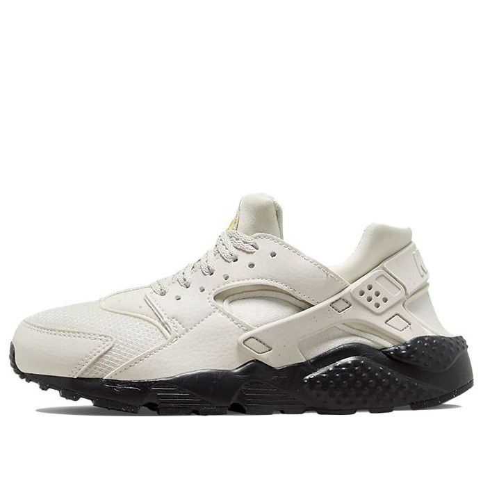 (GS) Nike Huarache Run 'Light Bone Black' DQ1103-001