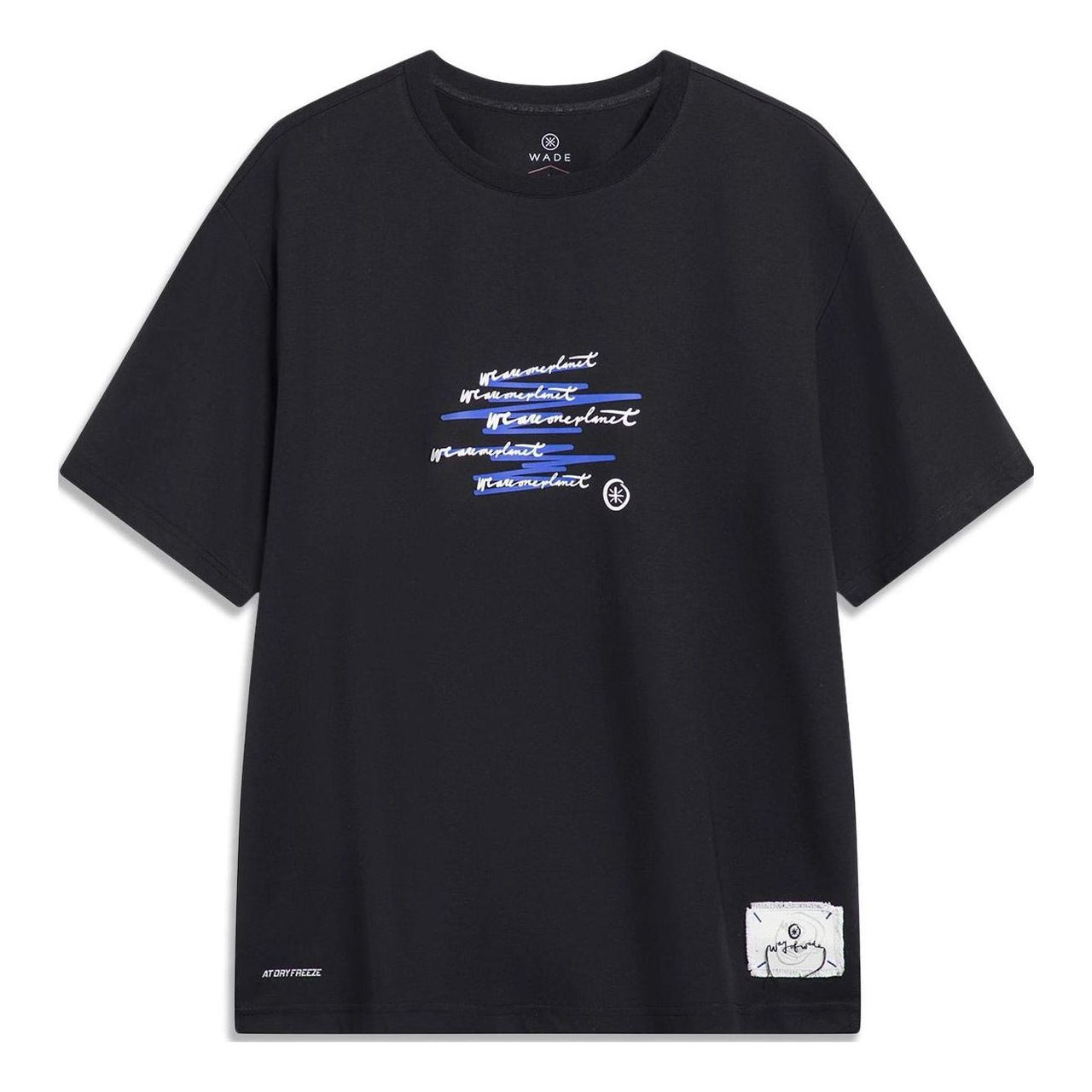 Li-Ning x Salventius Way Of Wade Graphic T-shirt 'Black' AHST339-1