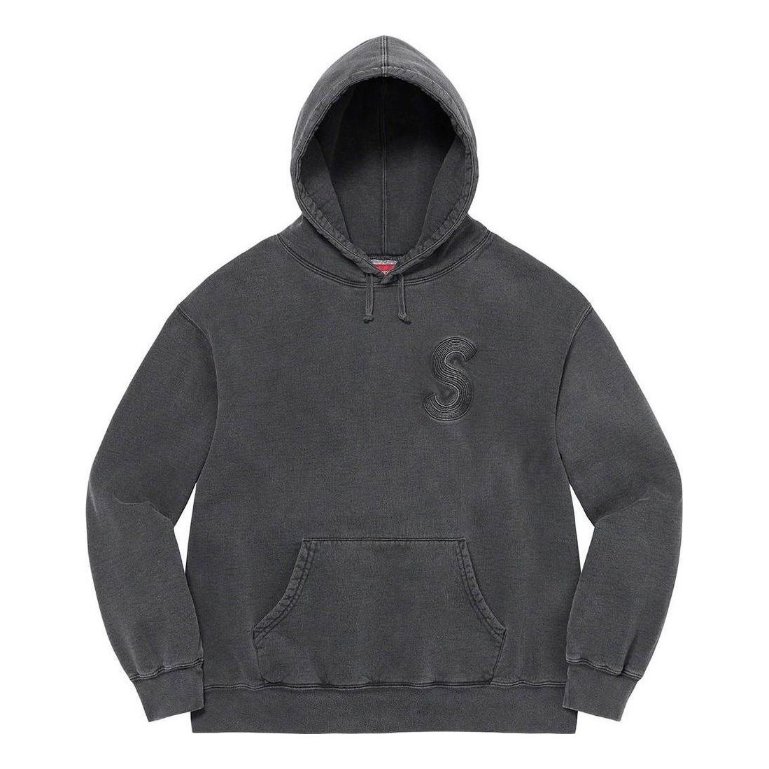 Supreme SS23 Week9 Overdyed Hoodie 'Black' SUP-SS23-176