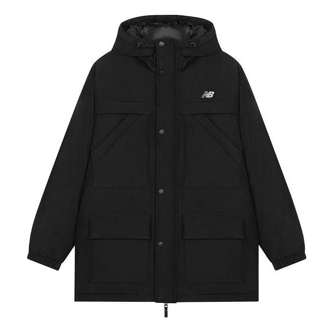 New Balance Sport Long Down Jacket 'Black' AMJ33320-BK
