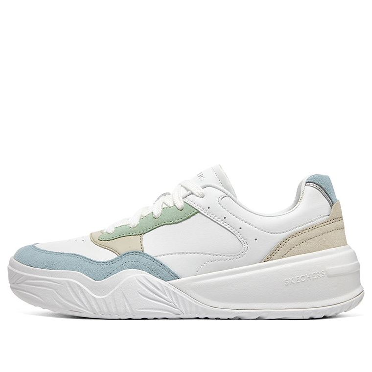 (WMNS) Skechers Denali Shoes 'White Blue' 185022-WMLT