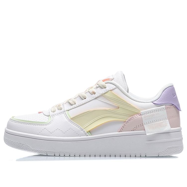 (WMNS) Li-Ning Sport Leisure 'White Yellow Pink' AGCQ378-7