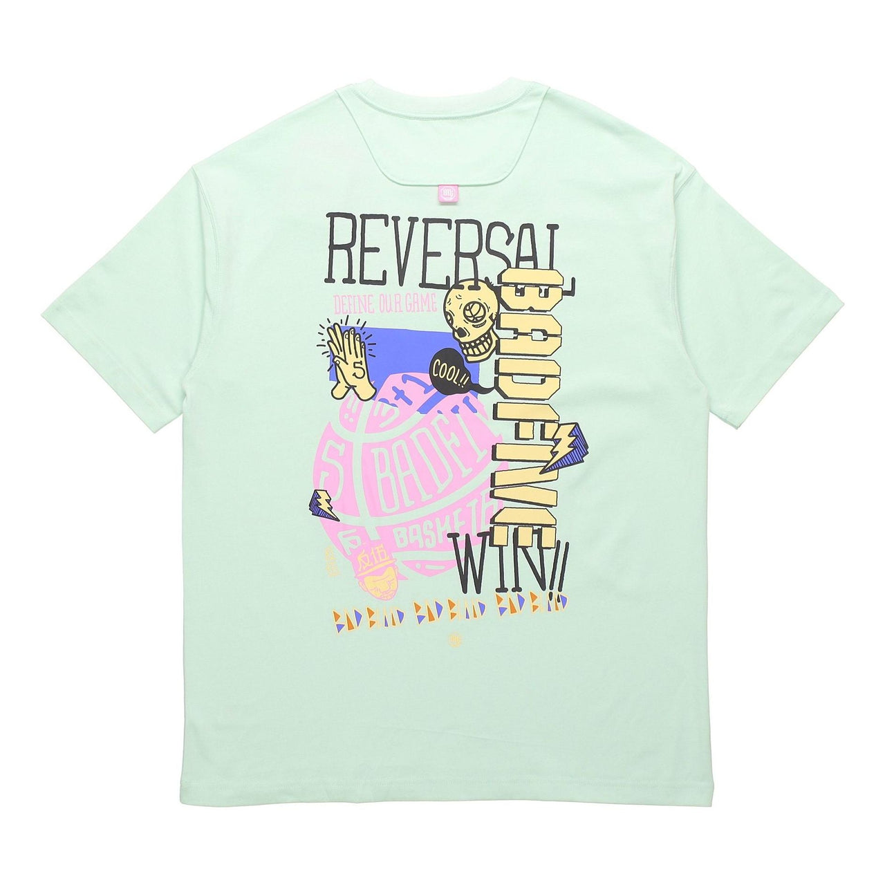 Li-Ning BadFive Cartoon Graphic T-shirt 'Light Green' AHSR479-4