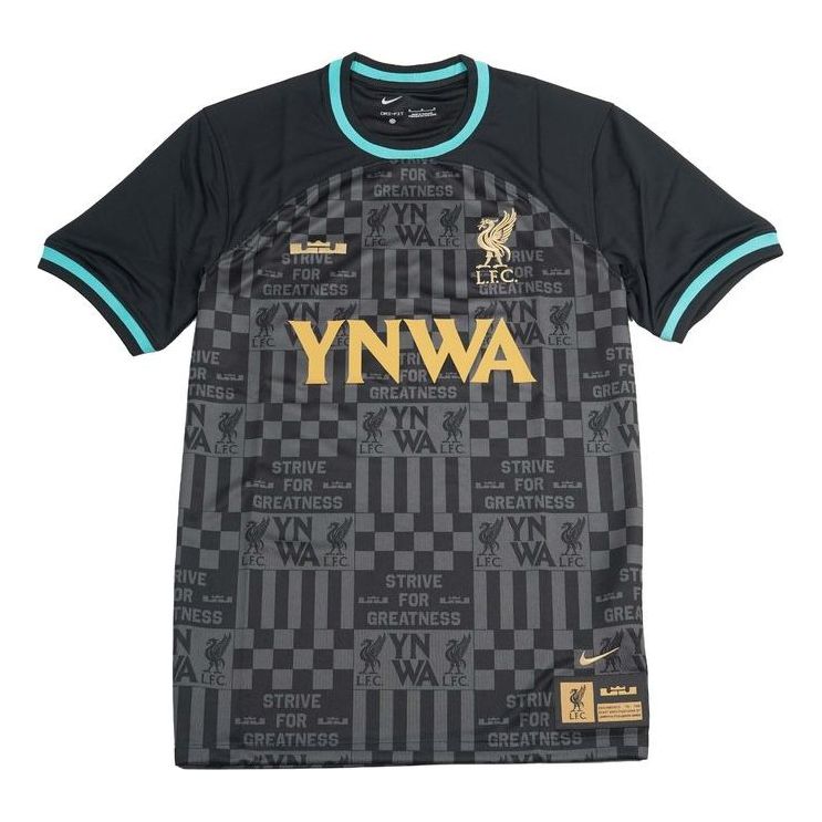 Nike Liverpool x Lebron 23-24 Fourth Jersey 'Black' FZ3199-011
