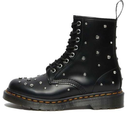 (WMNS) Swarovski x Dr. Martens 1460 Martin Boots Black 27208001