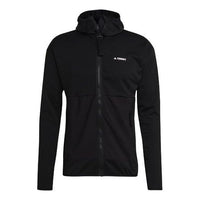 adidas Terrex Sports Solid Color Hooded Jacket Black GI7313