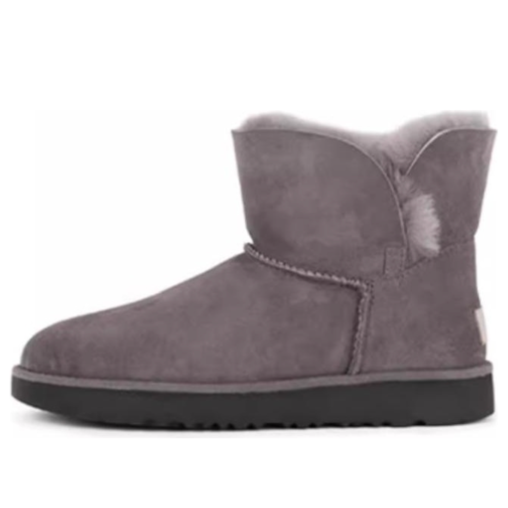 (WMNS) UGG Classic Cuff Mini 'Stormy Grey' 1016417-SYGR