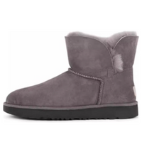 (WMNS) UGG Classic Cuff Mini 'Stormy Grey' 1016417-SYGR