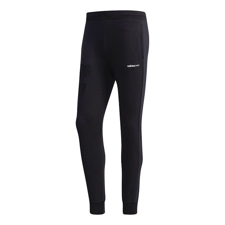 adidas neo Neo M Cs Tp 2 Bundle Feet Sports Long Pants Black DZ7223