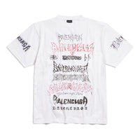 Balenciaga Diy Metal T-shirt 'White Black Red' 641675TPVO29065