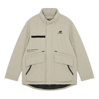 New Balance Logo Down Jacket 'Beige' 5PB42191-DB