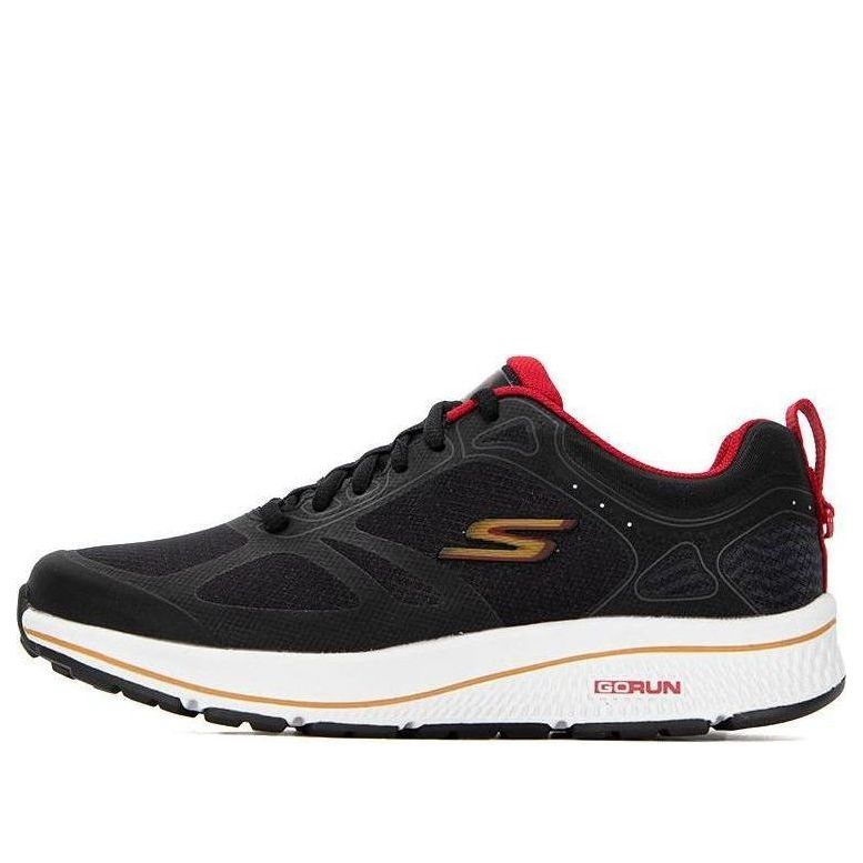 (WMNS) Skechers GO RUN 'Black red' 894206-BKGD