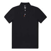Nike Slim Fit Running Short Sleeves Polo Men's Black DB3296-010