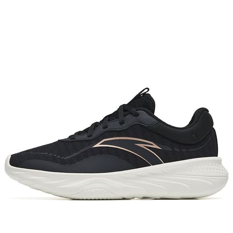 (WMNS) ANTA Running Shoes 'Black Gold White' 122247715-3