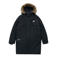 New Balance Long Puff Down Jacket 'Black' 5PC44303-BK