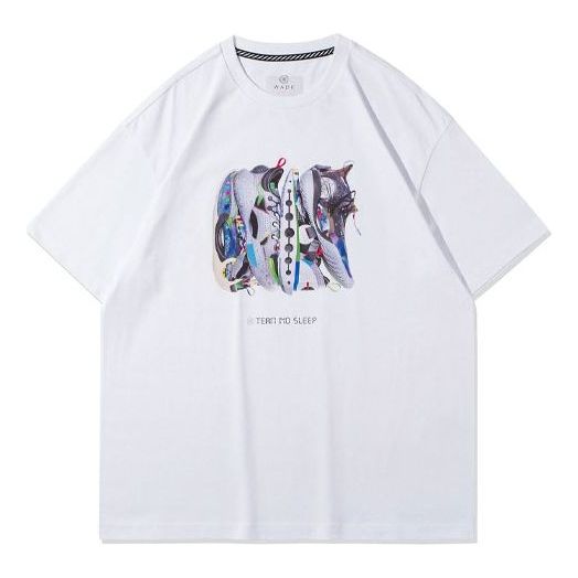 Li-Ning Way Of Wade Team No Sleep Graphic T-shirt 'White' AHSRA85-1