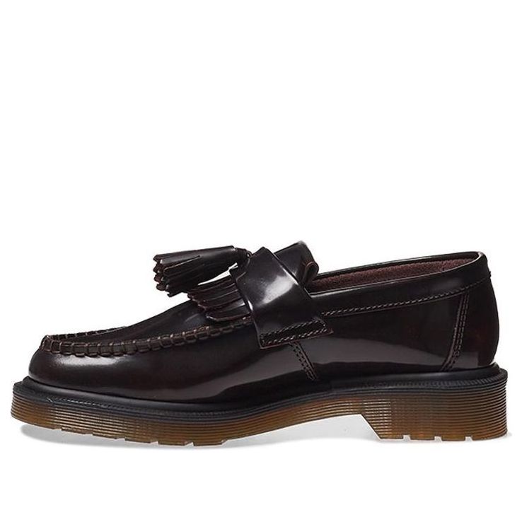 Dr. Martens Adrian Arcadia Leather Tassel Loafers 'Cherry Red' 14573601