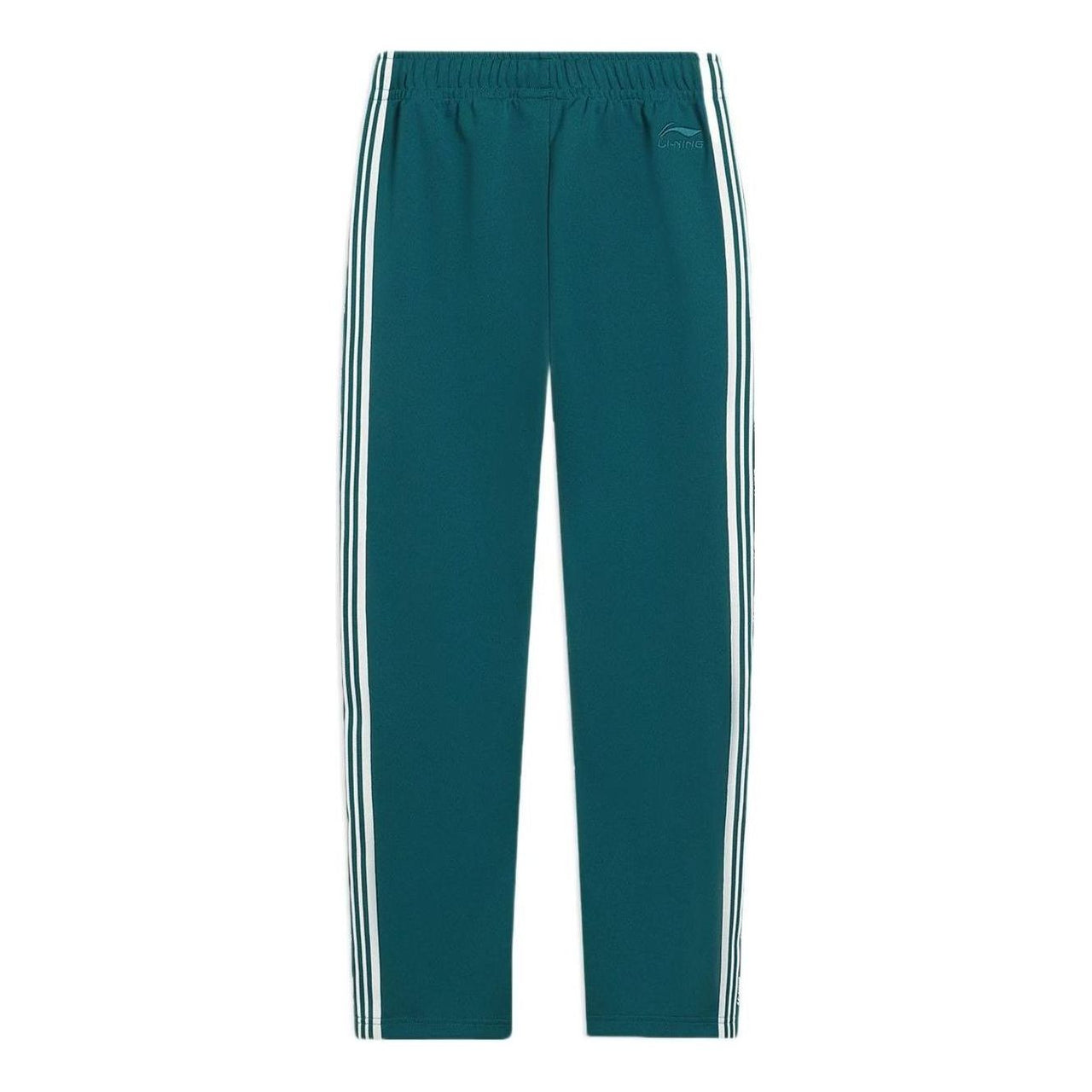 Li-Ning Logo Side Striped Pants 'Green Teal' AKLS869-4