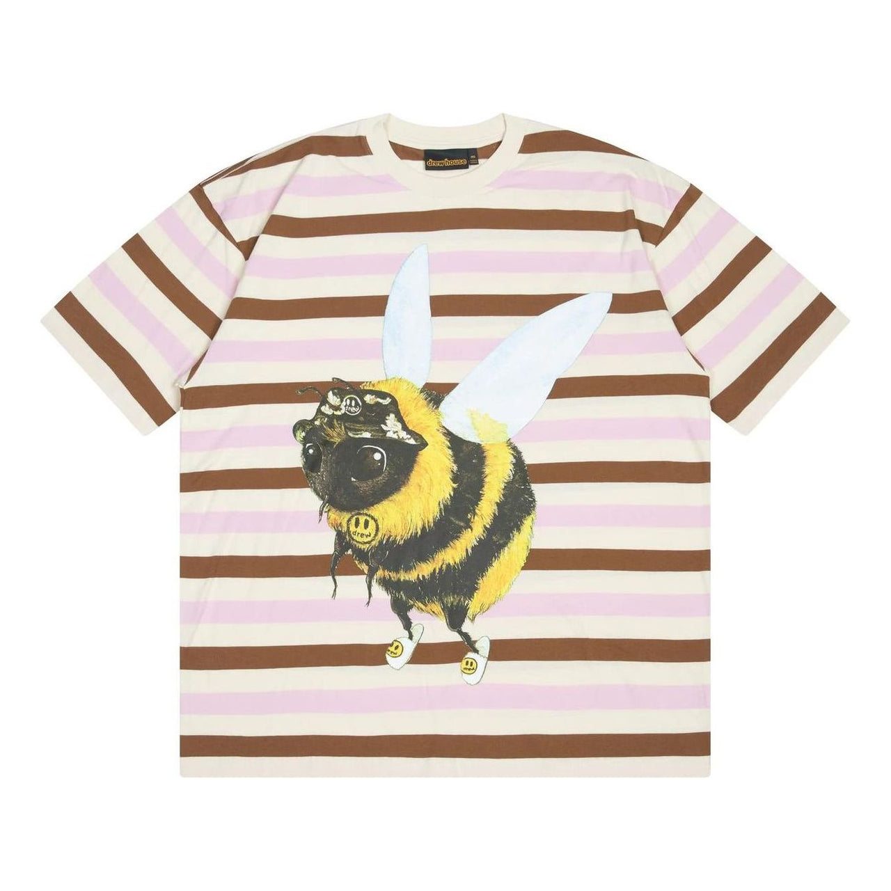 Drew House Bizzy T-shirt 'Brown Stripe' DR-SS22-897