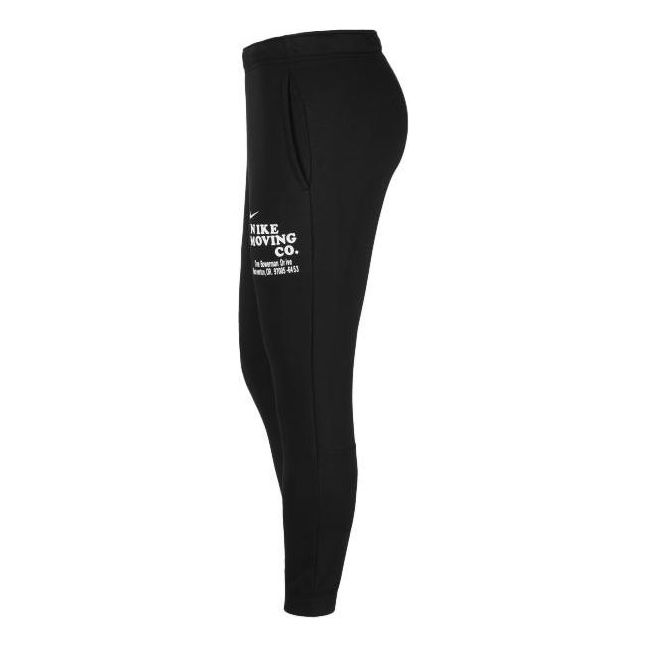 Nike Logo Sportswear Printed Knit Pants 'Black' FD9897-010