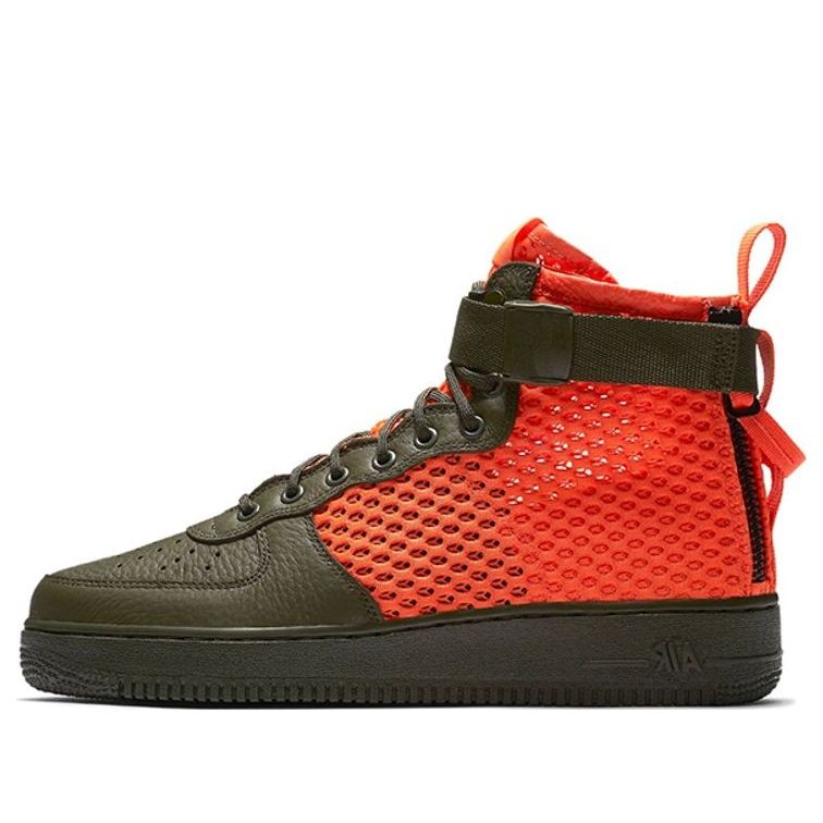 Nike SF Air Force 1 Mid QS 'Cargo Khaki Crimson' AA7345-300