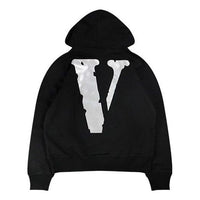 VLONE Staple 3M V Logo Hoodie 'Black White' VLHD20002
