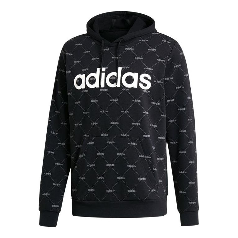 adidas neo M CORE FAV HDY Casual Sports Pullover Black EI6256