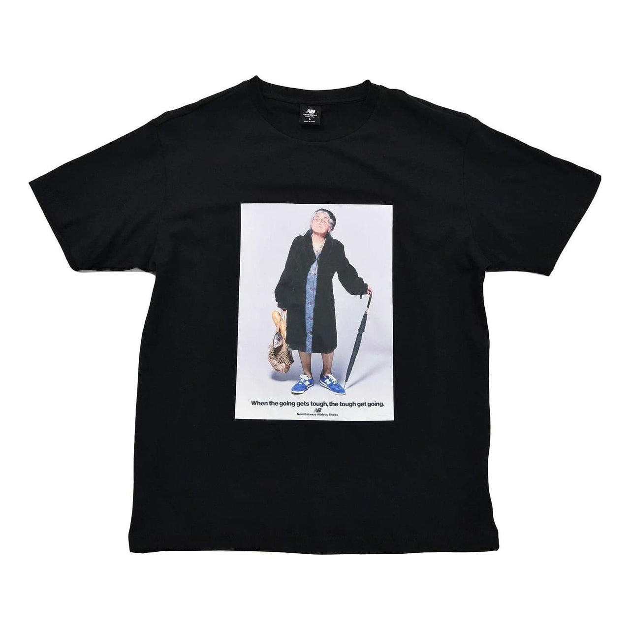 New Balance Essentials Grandma T-shirt 'Black' AMT21552-BK