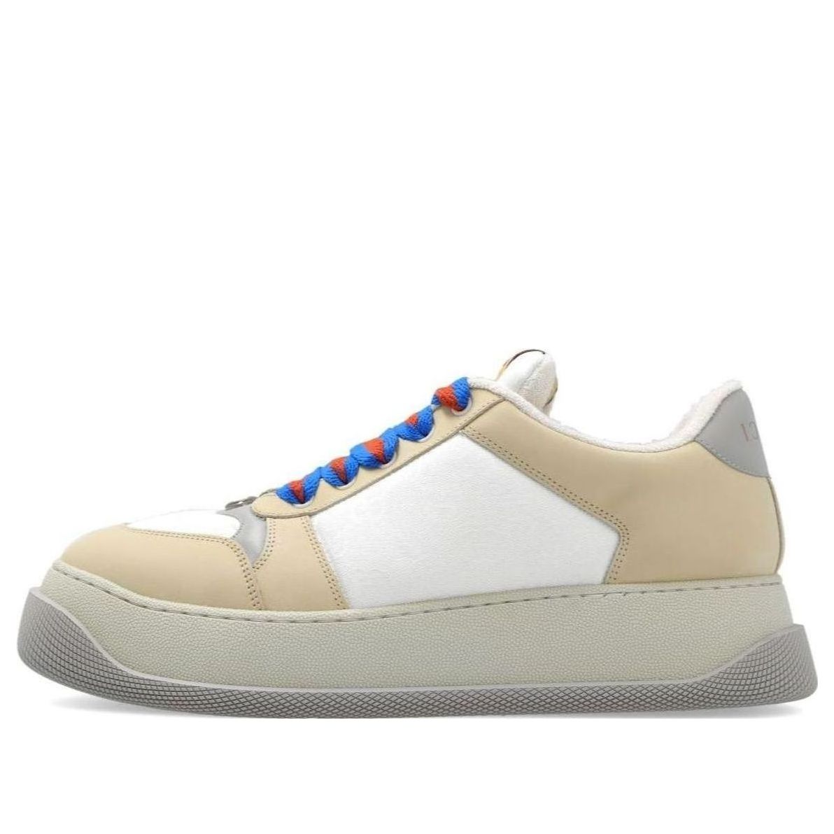Gucci Screener GG Leather Sneakers 'White Beige Grey' 750048-FAB39-9083