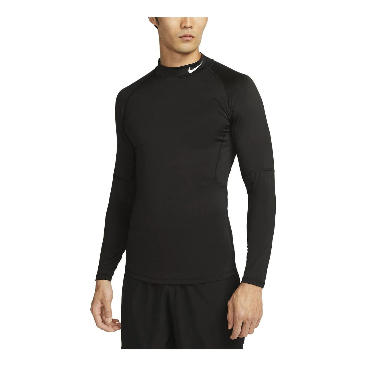 Nike Dri-FIT Fitness Mock-Neck Long-Sleeve Top 'Black' FB7908-010