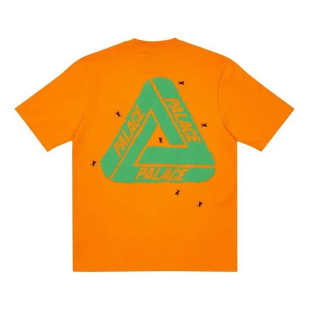 PALACE Fly TShirt Green Triangle Logo Short Sleeve Unisex Orange P20ES012