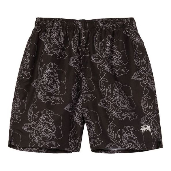 Stussy Roses Water Short 'Black' STUSSY-SS21-30