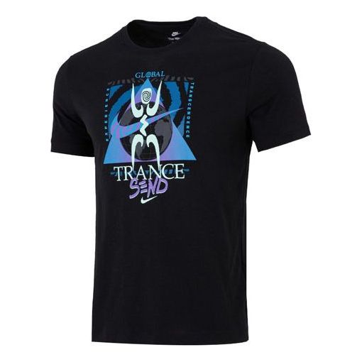 Nike As Nsw Festival Graphic Tee 'Black Blue' DQ1064-010