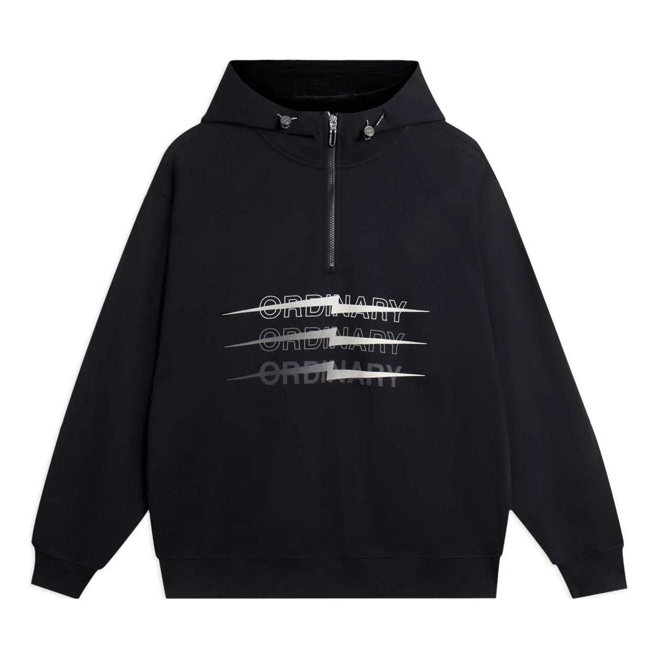 Li-Ning Way Of Wade Thunder Graphic Half Zip Hooded Jacket 'Black' AWDSC53-1