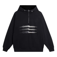 Li-Ning Way Of Wade Thunder Graphic Half Zip Hooded Jacket 'Black' AWDSC53-1