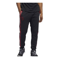 adidas Mic Dame Pant limited Side Stripe Basketball Sports Bundle Feet Pants Black HP1022